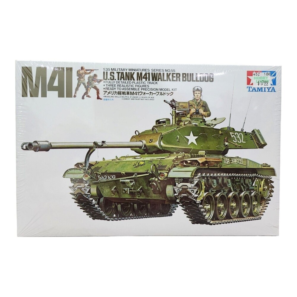 TAMIYA M41 WALKER BULLDOG US TANK 1:35 MODEL KIT #35055 Factory Sealed